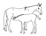 Dibujo de Caballo de madera para Colorear - Dibujos.net