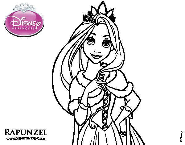 Dibujos Para Colorear E Imprimir Rapunzel - Para Colorear