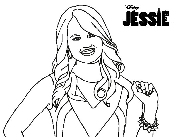 De jessie para colorear - Imagui