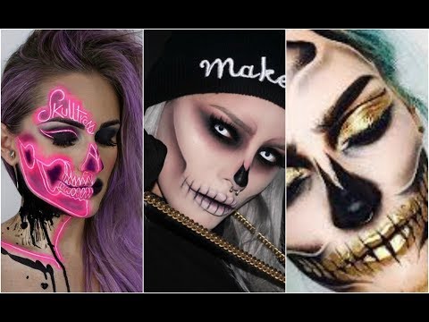Vídeo de Tutorial para maquillaje calavera para Halloween