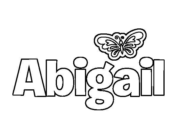 Abigail Bible Coloring Pages - boringpop.com